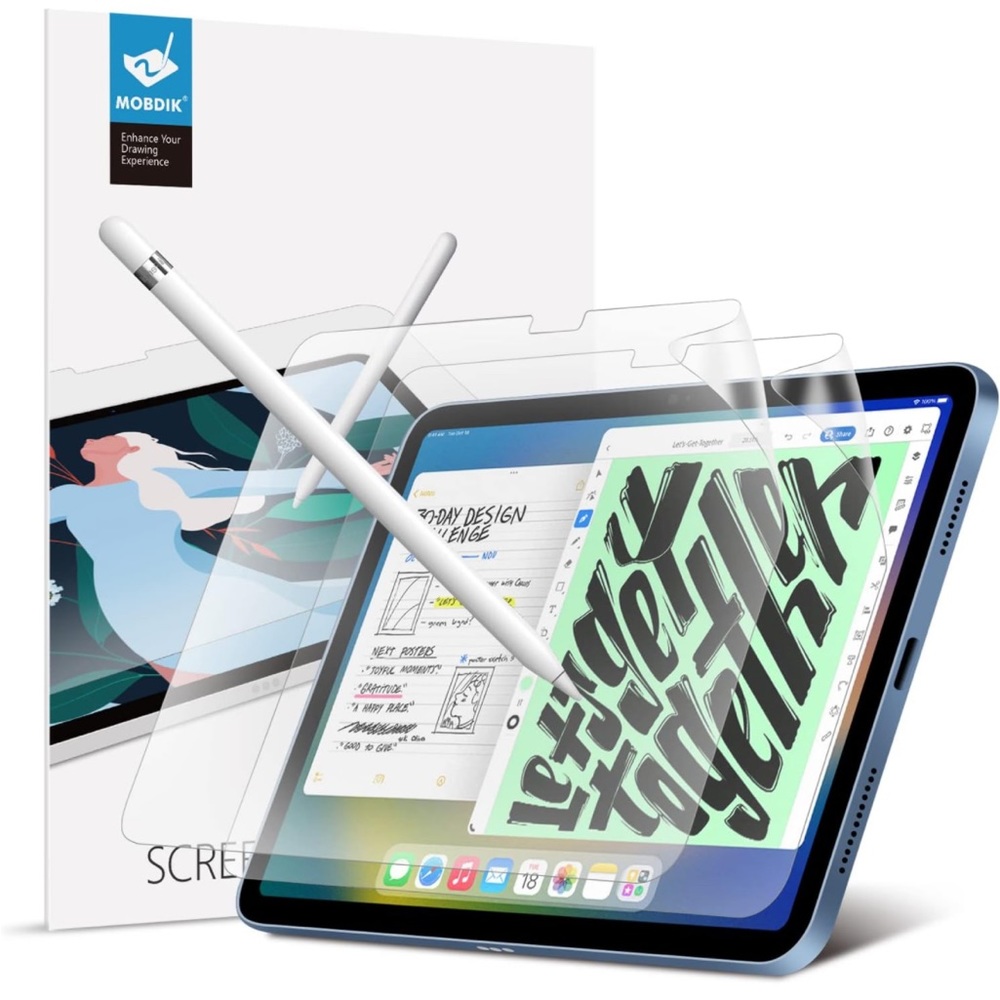 MOBDIK [2 Pack Paperfeel Screen Protector Compatible with iPad 10th Generation